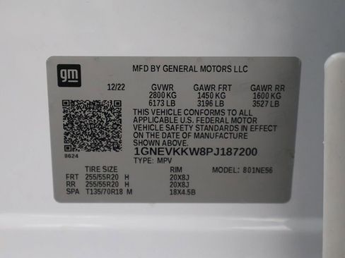 Used 2023 Chevrolet Traverse Premier AWD/4WD image 65
