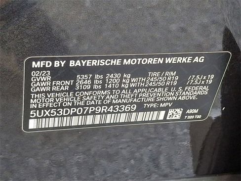Used 2023 BMW X3 xDrive30i image 27