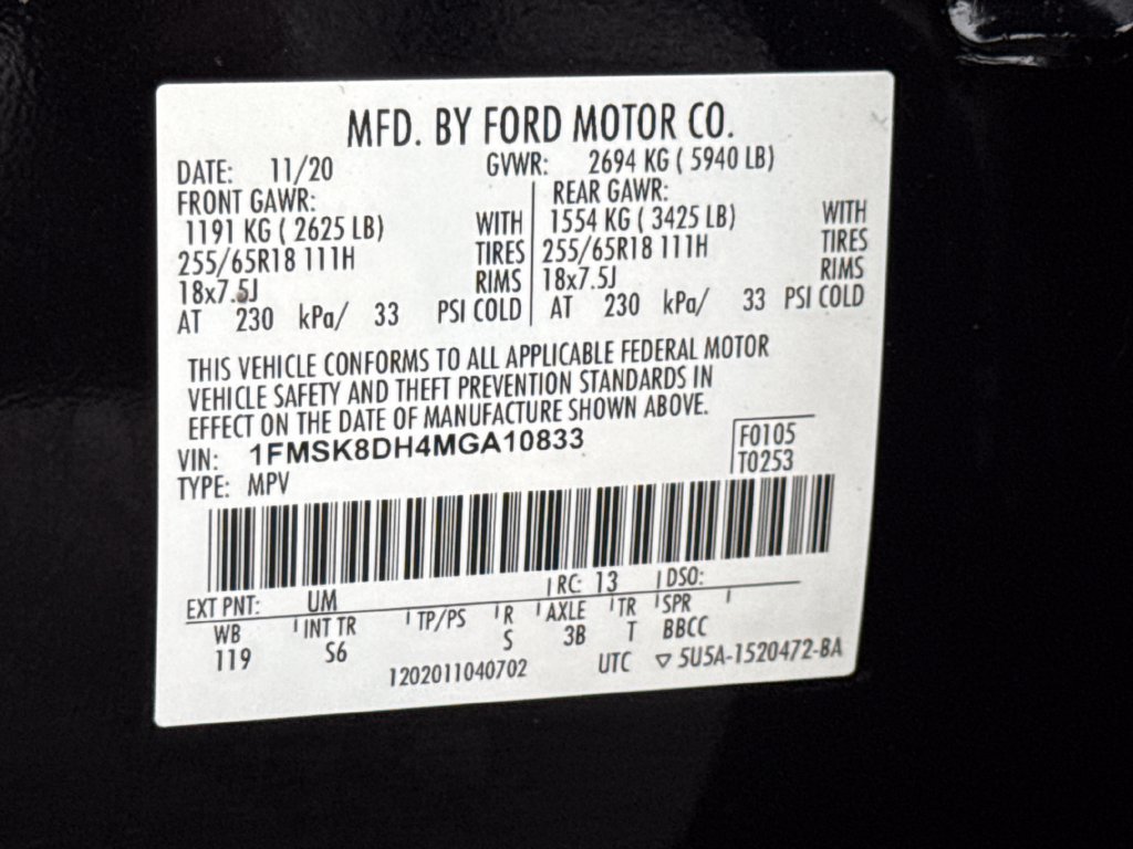 Used 2021 Ford Explorer XLT w/ Equipment Group 202A AWD/4WD image 28