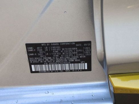 New 2025 Subaru Crosstrek 2.5i Sport image 36