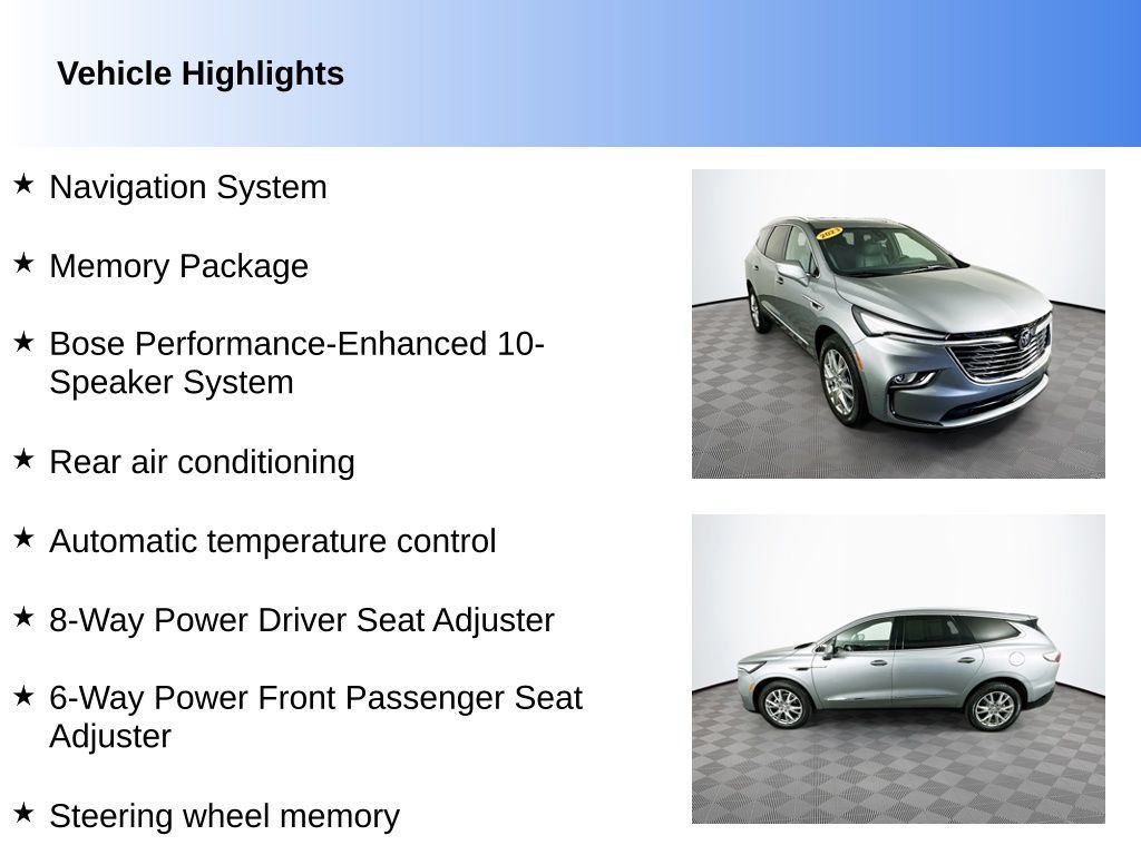 Used 2023 Buick Enclave Premium w/ Experience Buick Package FWD image 2