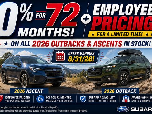 New 2026 Subaru Ascent Bronze Edition AWD/4WD image 2