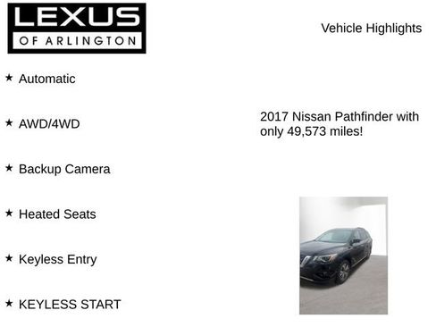 Used 2017 Nissan Pathfinder SL w/ SL Tech Package image 8