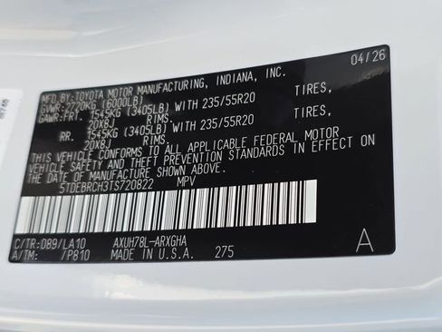 New 2026 Toyota Highlander Platinum AWD/4WD image 37