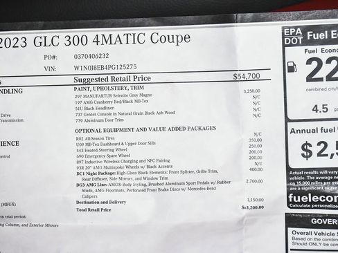 Used 2023 Mercedes-Benz GLC 300 4MATIC Coupe image 63