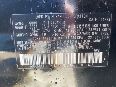 Certified 2023 Subaru Ascent Onyx Edition Limited image 39