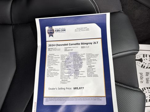 Used 2024 Chevrolet Corvette Stingray Preferred Conv w/ Z51 Performance Package image 25