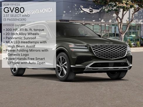 New 2026 Genesis GV80 2.5T Select AWD/4WD image 10
