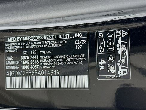 Certified 2023 Mercedes-Benz EQS 450+ 4MATIC SUV image 34