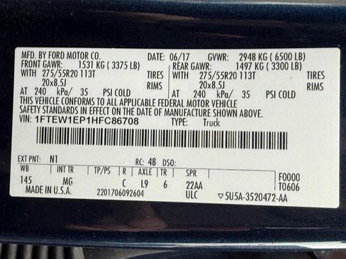 Used 2017 Ford F150 XLT w/ Equipment Group 302A Luxury image 26