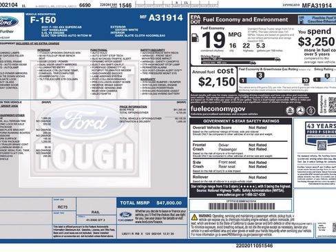 Used 2021 Ford F150 XLT w/ Max Trailer Tow Package AWD/4WD image 14