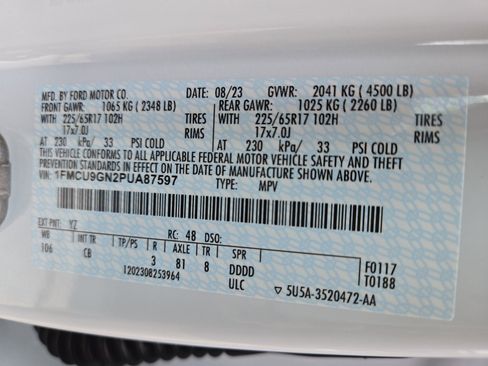 Certified 2023 Ford Escape Active image 28