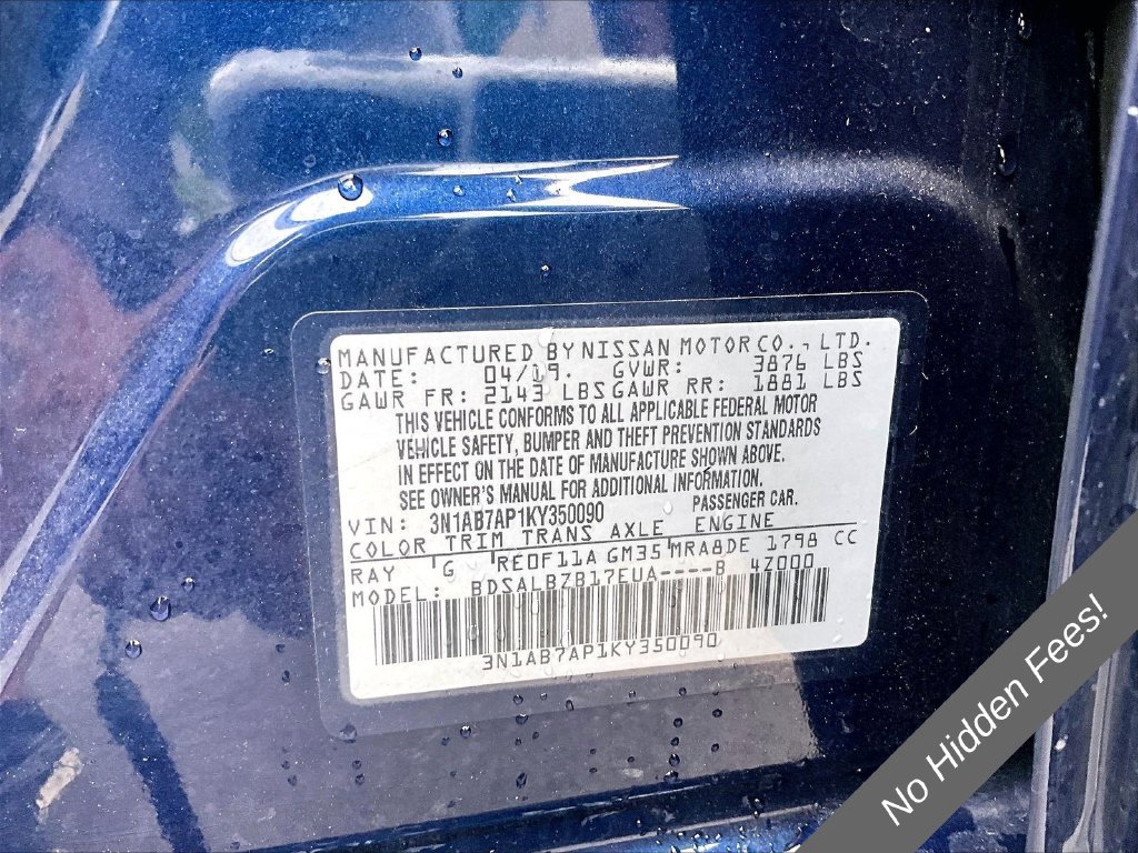 Used 2019 Nissan Sentra S FWD image 24
