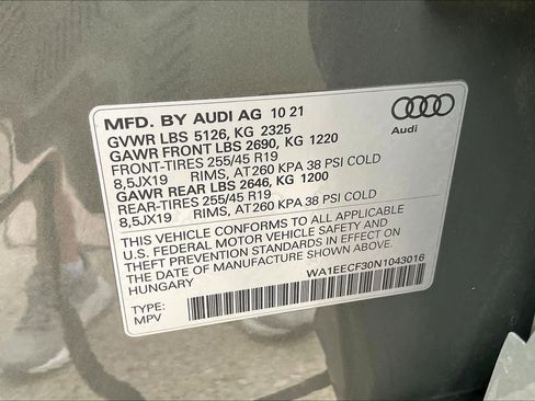 Used 2022 Audi Q3 2.0T Premium Plus w/ Premium Plus Package image 34