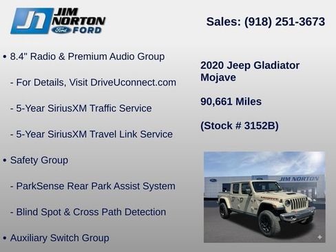 Used 2020 Jeep Gladiator Mojave AWD/4WD image 36