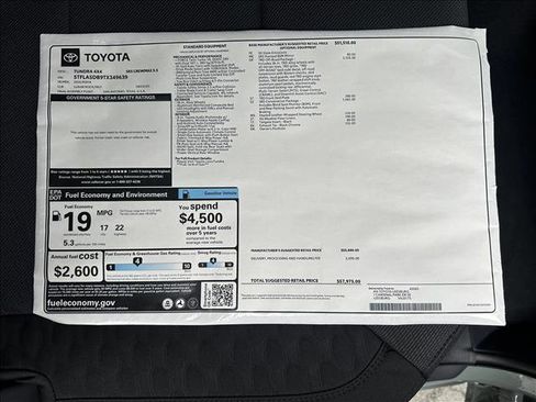 New 2026 Toyota Tundra SR5 image 25