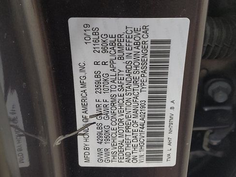 Used 2020 Honda Accord EX image 33