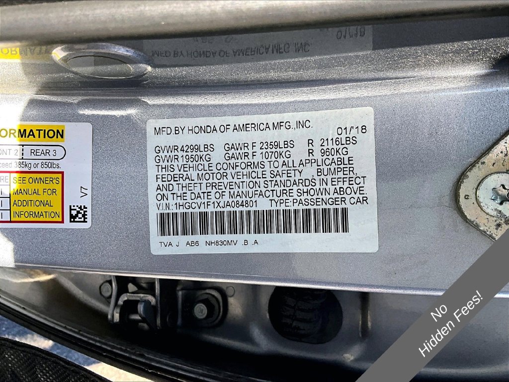 Used 2018 Honda Accord LX image 27