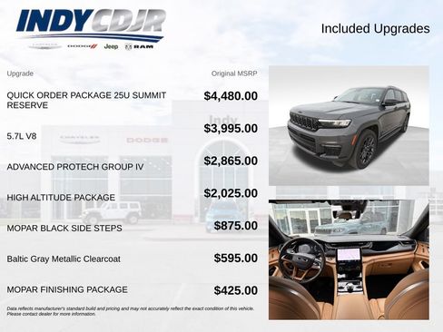Used 2024 Jeep Grand Cherokee L Summit AWD/4WD image 4