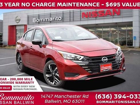 New 2025 Nissan Versa SR w/ Trunk Package image 1