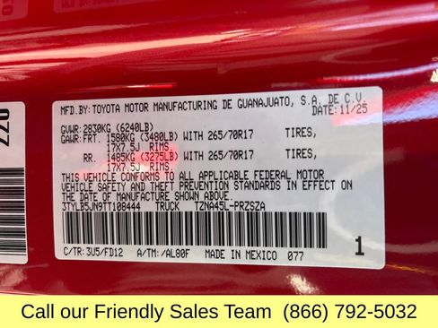 New 2026 Toyota Tacoma TRD Off-Road w/ TRD Off Road Upgrade Package image 25