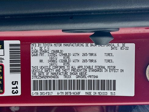 Used 2022 Toyota Tacoma TRD Off-Road image 30