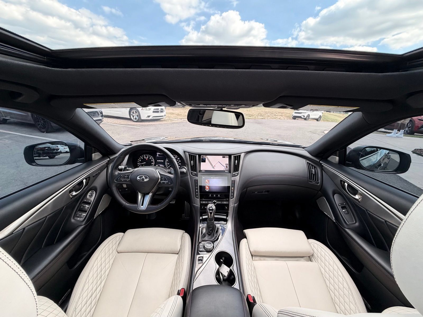 Used 2020 INFINITI Q50 Red Sport 400 w/ Cargo Package RWD image 2