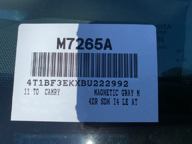 Used 2011 Toyota Camry LE FWD image 36