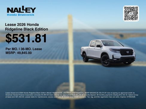 New 2026 Honda Ridgeline Black Edition image 3