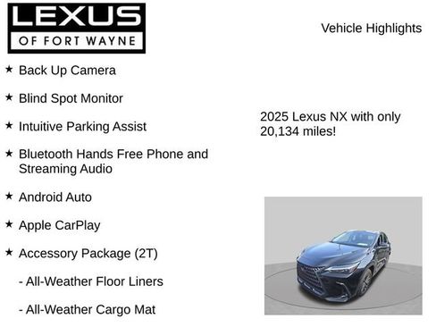 Used 2025 Lexus NX 350 AWD w/ Accessory Package (2T) image 3