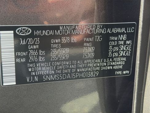 Used 2023 Hyundai Santa Fe Limited AWD/4WD image 36