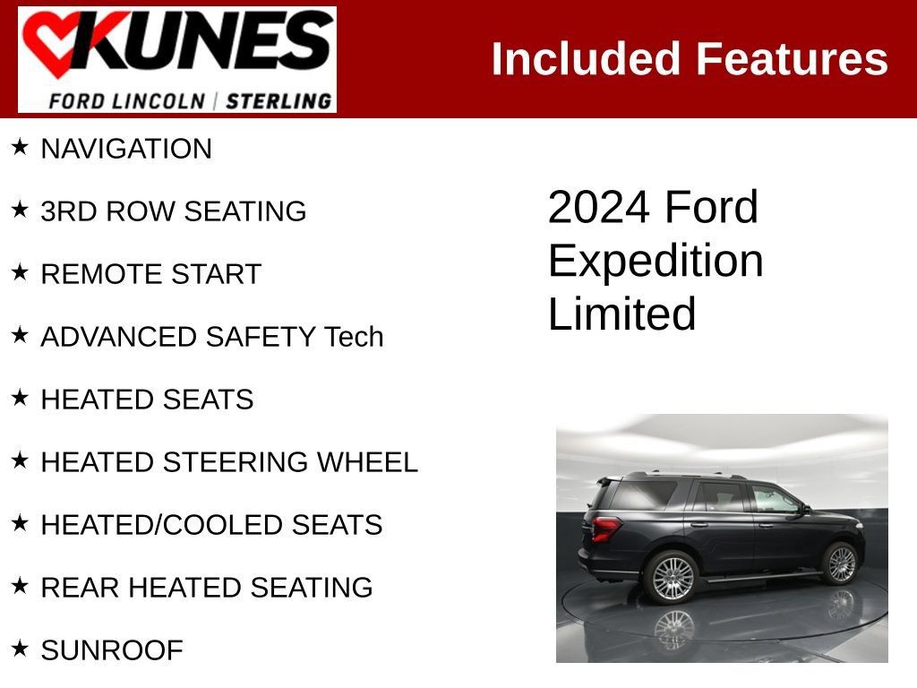 Used 2024 Ford Expedition Limited AWD/4WD image 2