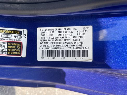 Used 2016 Honda Accord Touring image 18
