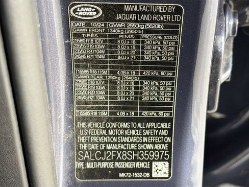 Certified 2025 Land Rover Discovery Sport S AWD/4WD image 34