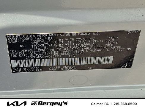 Used 2011 Toyota RAV4 2WD w/ Base L4 Extra Value Pkg image 27