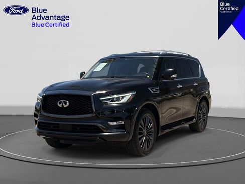 Used 2021 INFINITI QX80 Premium Select w/ Cargo Package RWD image 1