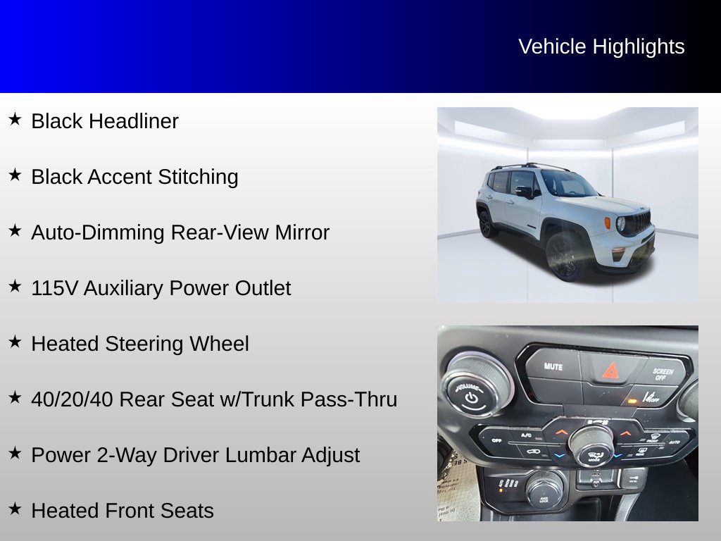 Used 2022 Jeep Renegade Altitude w/ Convenience Group AWD/4WD image 20