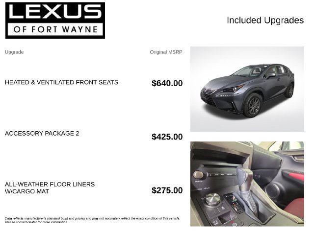 Used 2021 Lexus NX 300 AWD w/ Accessory Package 2 image 4