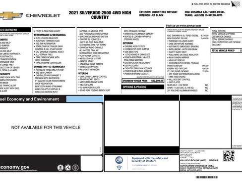 Used 2021 Chevrolet Silverado 2500 High Country w/ Z71 Off-Road Package image 4