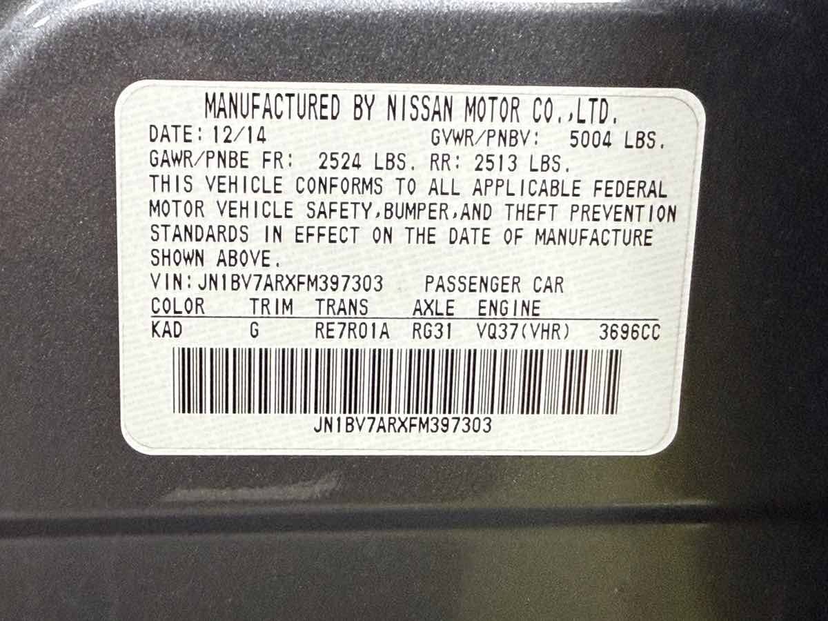 Used 2015 INFINITI Q50 Premium w/ Navigation Package AWD/4WD image 39