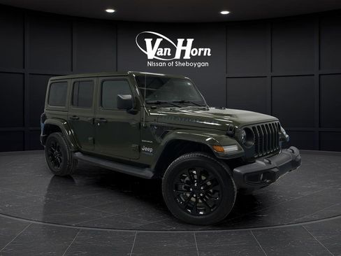Used 2021 Jeep Wrangler Unlimited Sahara 4xe w/ Cold Weather Group image 41
