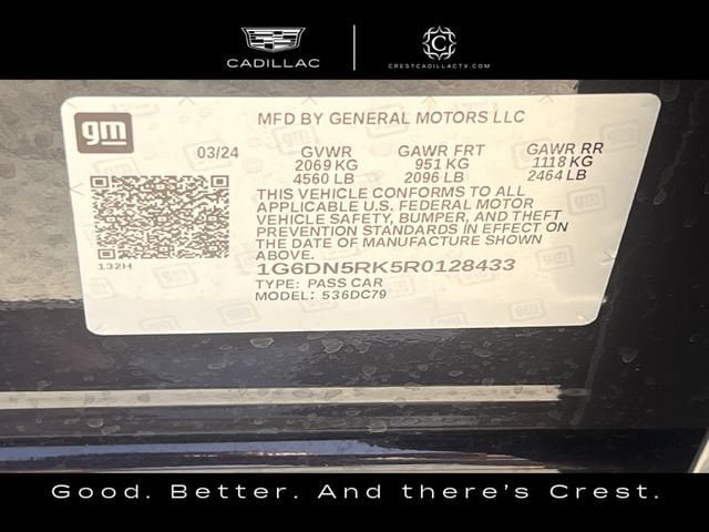 Certified 2024 Cadillac CT5 Premium Luxury RWD image 34
