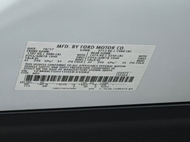 Used 2017 Ford Explorer XLT FWD image 29