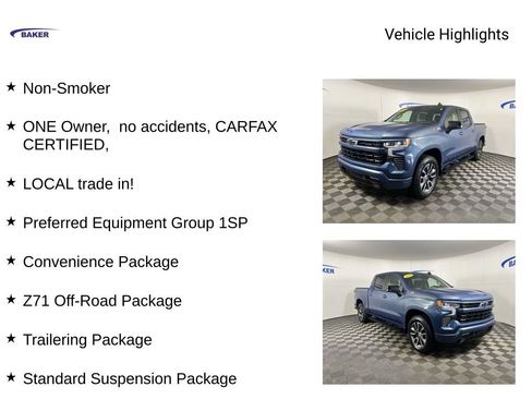 Certified 2024 Chevrolet Silverado 1500 RST w/ Z71 Off-Road Package AWD/4WD image 4