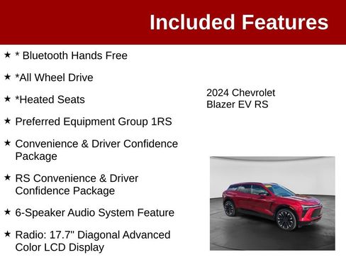 Used 2024 Chevrolet Blazer EV RS AWD/4WD image 3