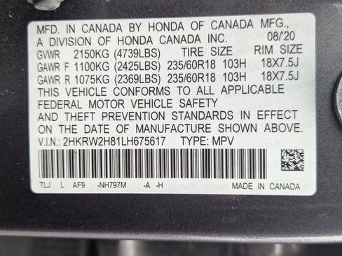 Used 2020 Honda CR-V EX-L image 37