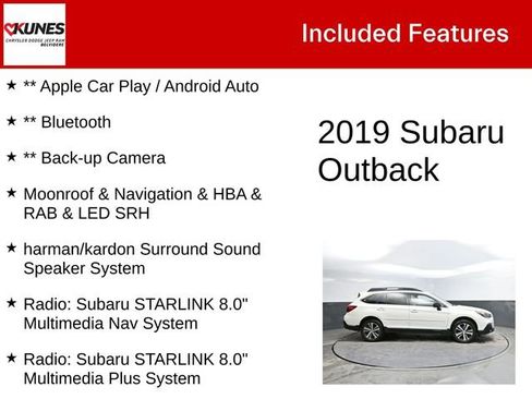 Used 2019 Subaru Outback 2.5i Limited image 2