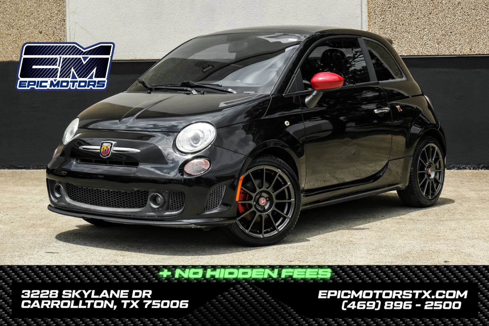 Used 2012 FIAT 500 Abarth w/ Safety & Convenience Pkg FWD image 1
