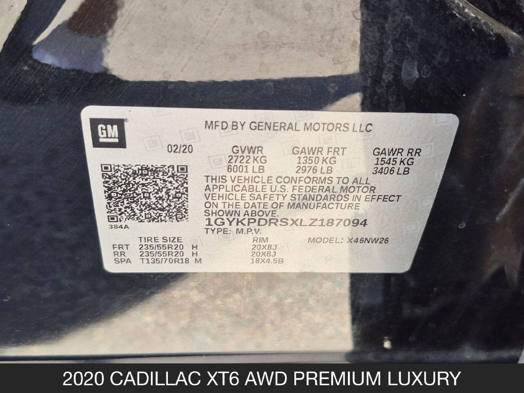 Used 2020 Cadillac XT6 Premium Luxury AWD/4WD image 26