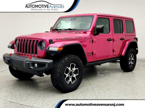 Used 2022 Jeep Wrangler Unlimited Rubicon w/ LED Lighting Group image 1